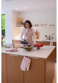 Guanto da forno in cotone Gingham – Tiseco Home Studio