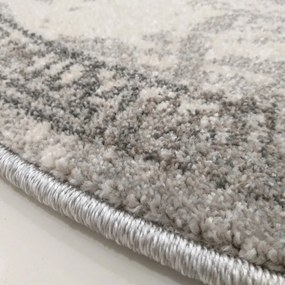 Lussuoso tappeto ovale grigio con un motivo originale Larghezza: 160 cm | Lunghezza: 220 cm