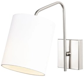 Lampada da parete bianca/argentata Ve – Opviq lights