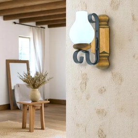 Brilagi - Applique RUSTIC 1xE14/40W/230V faggio