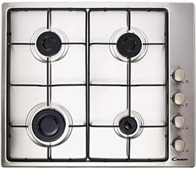Piano Cottura Gas 4 Fornelli da Incasso 60cm Acciaio Inox CHW6LX - Candy