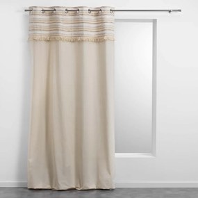 Tenda di colore naturale in cotone 140x240 cm Atlas – douceur d'intérieur