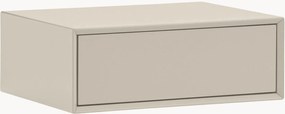 Comodino da parete in legno Platt