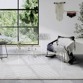 Tappeto color crema 160x235 cm Pigment Cream White - Elle Decoration