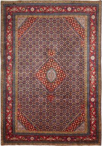 Ardebil Tappeto 200x280 Blu (Iran) Annodato A Mano
