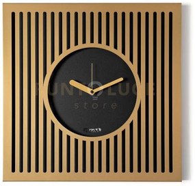 Orologio da parete elegante tiffany grande oro laccato,nero