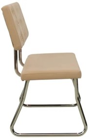 Panca 110 cm Cappuccino in Similpelle