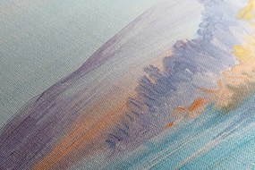 Stampa su tela – Scenario di un lago di montagna
