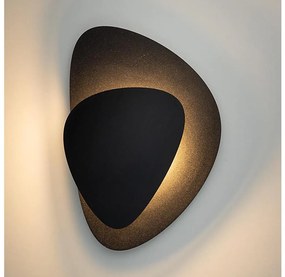 Applique a LED PEDRA LED/7W/230V nero