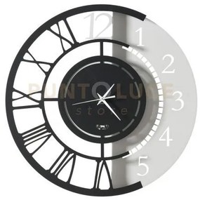 Orologio da parete particolare full metal jack piccolo nero e bianc...