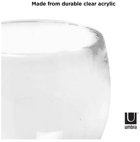 Bicchiere di plastica per spazzolini da denti Droplet - Umbra