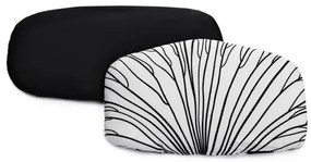 KINDERKRAFT - Cuscino imbottito per seggiolone da pappa ENOCK nero/bianco