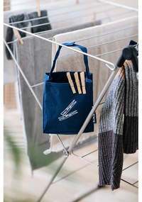 Cestino blu per appendere le mollette Peg - Wenko