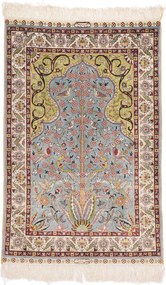 Hereke Tappeto orientale 60x90 (Tacchino) Annodato A Mano