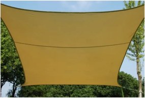 Tenda Vela Ombreggiante Quadrata 2,9x2,9 m Beige in Poliestere