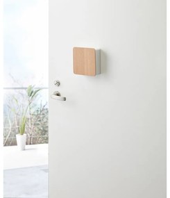 Armadietto portachiavi bianco con porta in compensato Yamazaki Rin - YAMAZAKI