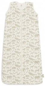 Jollein - Sacco a pelo 2in1 3-9 mesi 3 TOG Animals Olive Green