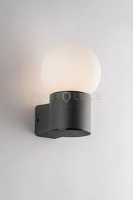 Applique skittle antracite 1 luce attacco e27 ip54 15x28x22,7cm dif...