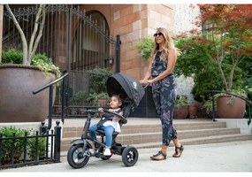 QPlay - Triciclo per bambini 3in1 RITO AIR nero