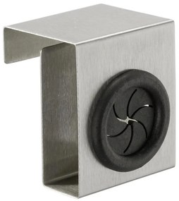 WENKO 4368060100 - Gancio PUSH 5x6 cm argento/nero