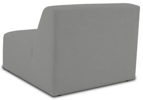 Modulo divano grigio in tessuto bouclé (parte centrale) Roxy - Scandic