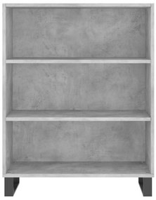 Credenza grigio sonoma 69,5x32,5x180 cm legno multistrato