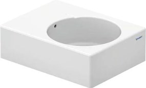 Lavabo universale destro 615x46 con troppopieno e foro diaframmato Bianco Scola 0685600000 Duravit