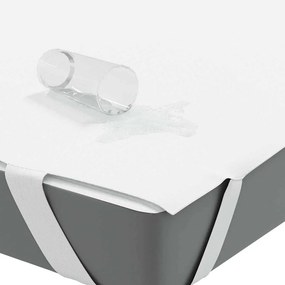 Coprimaterasso bianco 100x220 cm impermeabile