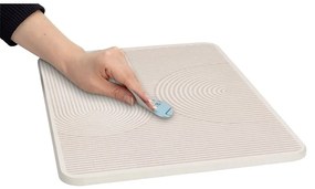 Tappetino scolapiatti beige in diatomite 40x30 cm Damon – Wenko