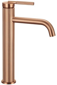 Rubinetto da lavabo Rea Argon Brush Copper high