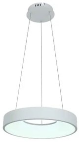 Brilagi - Lampadario a sospensione su cavo dimmerabile FALCON II LED/67W/230V Ø 40 cm bianco + telecomando