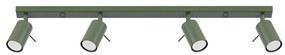 Sollux SL.1504 - Faretto RING 4xGU10/10W/230V verde