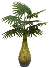 Pianta Di Palma Artificiale 9 Foglie 65 Cm Verde /