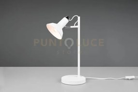 Lampada roxie  2 diffusori orientabili h.43cm metallo bianco e crom...