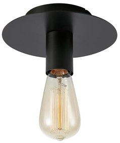 Markslöjd 108540 - Plafoniera PIATTO 1xE27/40W/230V nero