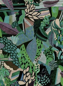 Arte International Carta da parati Terra Tropicana - Azure
