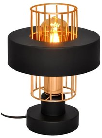 Lampada da tavolo VOLTA 1xE27/15W/230V nero/oro