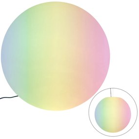 Lampada da esterno intelligente bianca 77 cm IP65 con LED - Nura