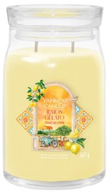 Lemon Gelato, candela giara grande Yankee Candle