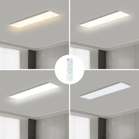 Brilagi - Apparecchio LED dimmerabile SLIMFRAME LED/58W/230V 120x30 cm bianco + telecomando