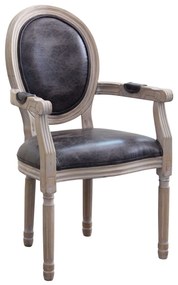 POLLY - poltrona vintage in ecopelle