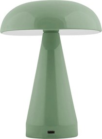Lampada da tavolo dimmerabile a LED verde con paralume in metallo (altezza 20,5 cm) Rachel - Leitmotiv