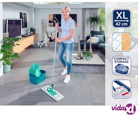 Leifheit Set Mocio Pavimenti Profi Compact Verde 55092