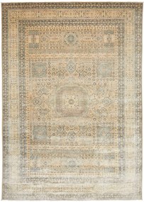 Mamluk Tappeto 250 x 350 Beige (Pakistan) Annodato A Mano