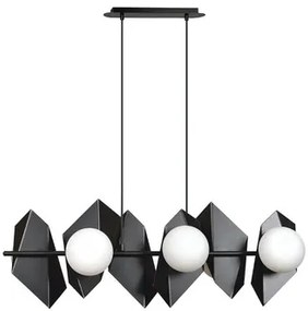Lampadario a Sospensione DRIFTON 6 BLACK e WHITE Colore Nero
