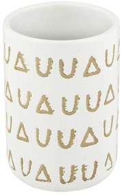 Tazza in ceramica beige per spazzolini da denti Avila - Wenko