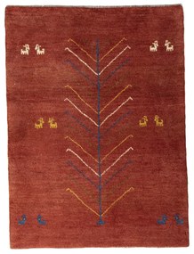 Gabbeh Tappeto persiano 120 x 90 Rosso (Iran) Annodato A Mano