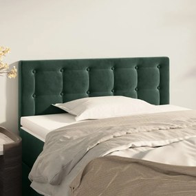 Testiera Verde Scuro 80x5x78/88 Cm İn Velluto /