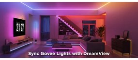 Govee - LED RGBICW Striscia dimmerabile COB 3780 diodi 3m Wi-Fi Matter