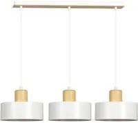 Lampada a Sospensione Torin, Bianco, Acciaio, 80x100x25 cm, EPIKASA